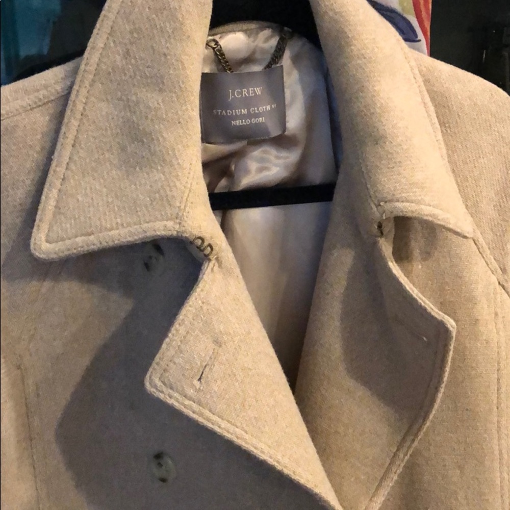 Jcrew stadium cloth coat
